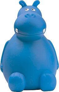 Hippo money box, blue