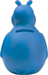 Hippo money box, blue