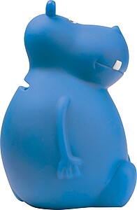 Hippo money box, blue