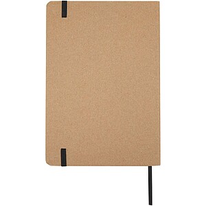 Holm A5 stone paper hard cover notebook with lined pages, beige