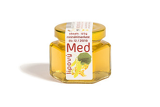 Honey 125g hexagon, linden