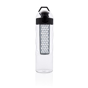 Honeycomb lockable leak proof infuser bottle, black