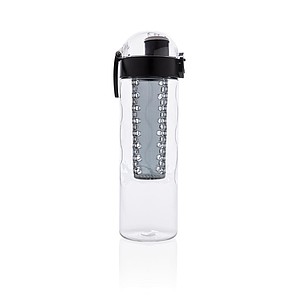 Honeycomb lockable leak proof infuser bottle, black