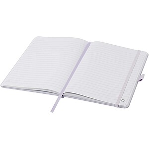 Honua A5 recycled paper notebook with recycled PET cover, lilac