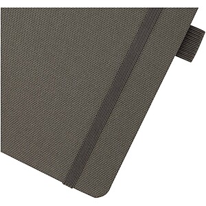 Honua A5 recycled paper notebook with recycled PET cover, twilight grey