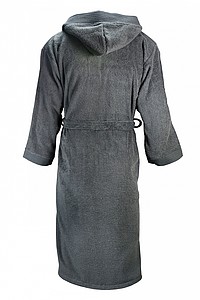 Hooded Bathrobe, anthracite, S/M