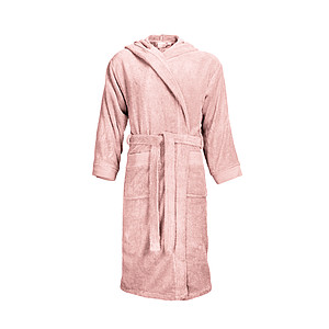 Hooded Bathrobe, pink, S/M