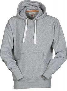 Hoodie, ATLANTA+ MELANGE, melange grey, XS