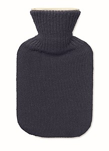 Hot water bottle with jersey in Christmas pattern