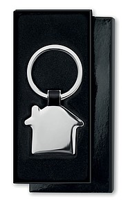 House shaped key ring