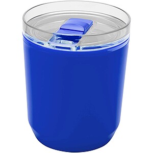 Hudson 180 ml recycled plastic double-wall tumbler, blue