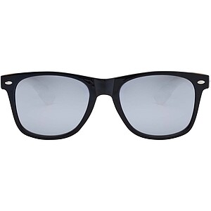 Hue sunglasses with bamboo temples, silver