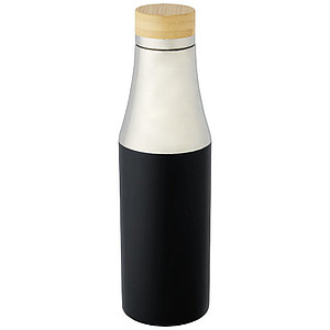 Hulan 540 ml copper vacuum insulated stainless steel bottle with bamboo lid