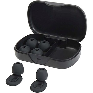 Hush earplugs, solid black