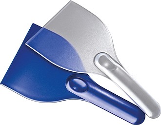 Ice scraper transparently frosted, blue