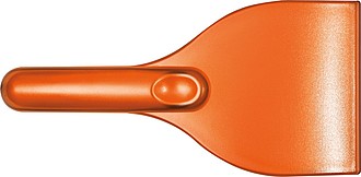 Ice scraper transparently frosted, orange