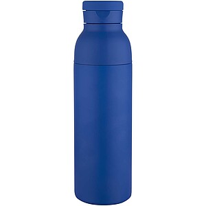 Illuminate 650 ml RCS recycled stainlesss steel double wall insulated water bottle, royal blue