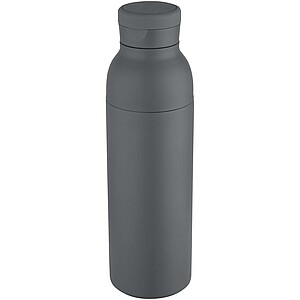 Illuminate 650 ml RCS recycled stainlesss steel double wall insulated water bottle, twilight grey