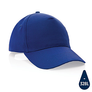 Impact 5 panel 190gr Recycled cotton cap with AWARE™ tracer