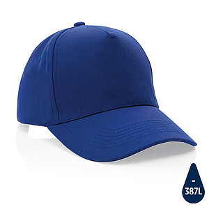 Impact 5panel 280gr Recycled cotton cap with AWARE™ tracer