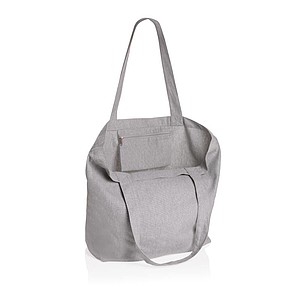 Impact Aware™ 240 gsm rcanvas shopper w/pocket undyed