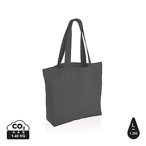 Impact Aware™ 240 gsm rcanvas shopper w/pocket undyed