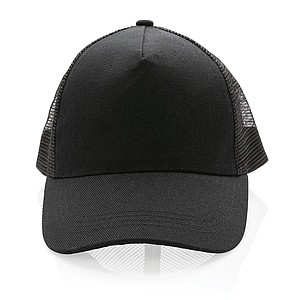Impact AWARE™ Brushed rcotton 5 panel trucker cap 190gr