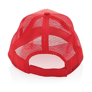 Impact AWARE™ Brushed rcotton 5 panel trucker cap 190gr