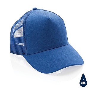 Impact AWARE™ Brushed rcotton 5 panel trucker cap 190gr