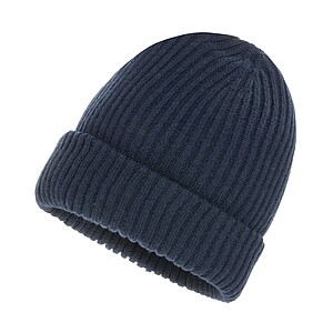 Impact AWARE™ Polylana® double knitted beanie, navy