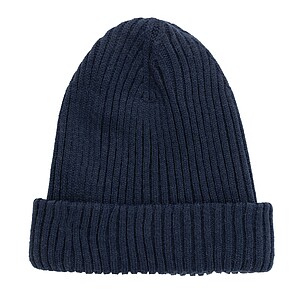 Impact AWARE™ Polylana® double knitted beanie, navy