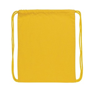 Impact AWARE™ recycled cotton drawstring backpack 145g