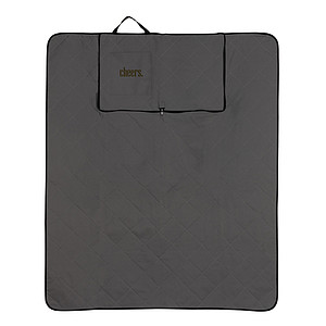 Impact Aware™ RPET foldable quilted picnic blanket