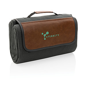 Impact AWARE™ RPET picnic blanket with PU cover