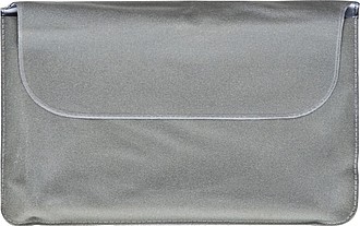 Inflatable soft travel pillow, grey