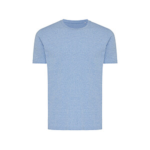 Iqoniq Brett recycled cotton t-shirt, light heather blue