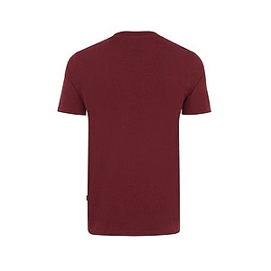Iqoniq Bryce recycled cotton t-shirt, burgundy, XXS