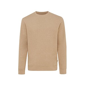 Iqoniq Denali recycled cotton crew neck undyed, brown, M