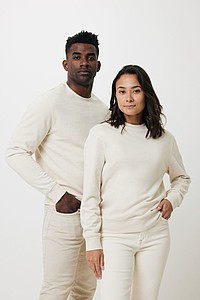 Iqoniq Denali recycled cotton crew neck undyed, cream, M
