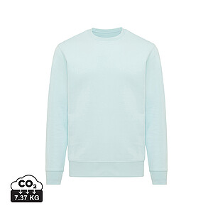 Iqoniq Etosha lightweight recycled cotton crew neck, crushed mint, size XXS