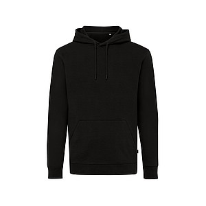 Iqoniq Jasper recycled cotton hoodie, black, XXL
