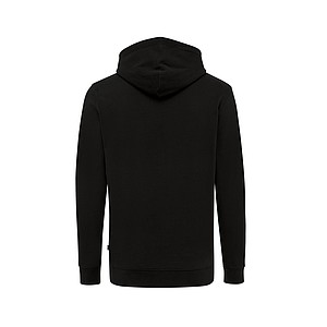 Iqoniq Jasper recycled cotton hoodie, black, XXL