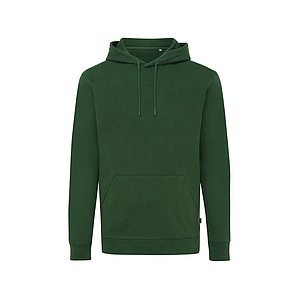 Iqoniq Jasper recycled cotton hoodie, dark green, L