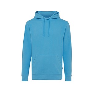 Iqoniq Jasper recycled cotton hoodie, light blue, L