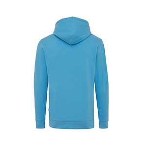 Iqoniq Jasper recycled cotton hoodie, light blue, L