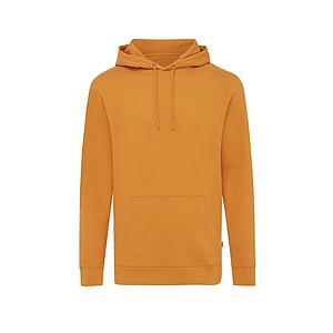 Iqoniq Jasper recycled cotton hoodie, orange, XXS