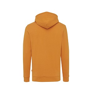 Iqoniq Jasper recycled cotton hoodie, orange, XXS