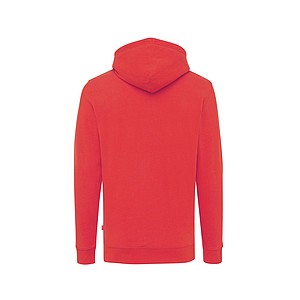 Iqoniq Jasper recycled cotton hoodie, red, L