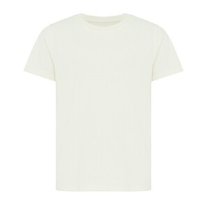 Iqoniq Koli kids lightweight recycled cotton t-shirt, natural raw