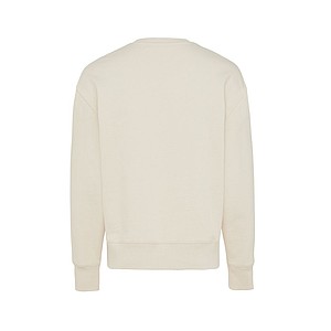 Iqoniq Kruger relaxed recycled cotton crew neck, cream, L
